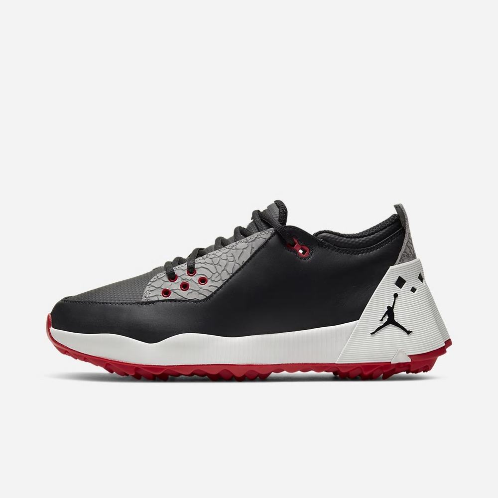 Chaussure De Golf Nike Jordan ADG 2 Noir 6250-137 Black/Summit White/University Red/Black Homme | SNR-93645057